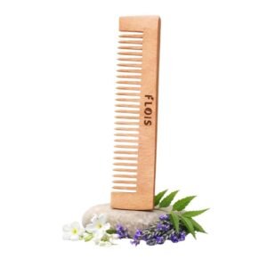 FLOIS Neem Wood Comb for Dandruff & Hair Fall Control